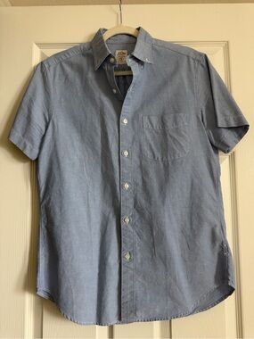 J. Crew Light Blue Short-Sleeve Button-Down Shirt